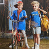 Jongens Short sleeve Jetze van Z8 in de kleur Ocean drive in maat 140/146.