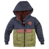 Jongens Borgvest Freek van Z8 in de kleur Real steel in maat 140/146.