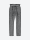 Meisjes Fienne Paperbag Pants van Nik & Nik in de kleur Grey Stonewash in maat 176.