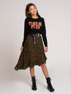 Nik & Nik Valerie Zebra Skirt