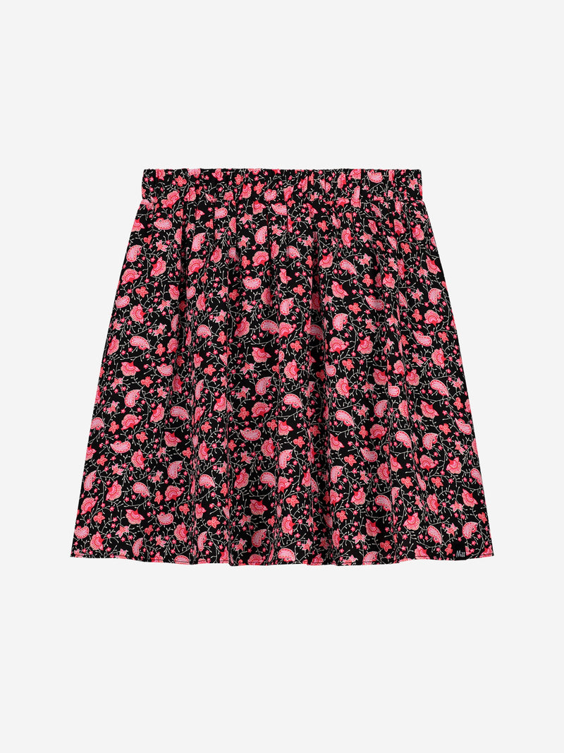 Meisjes Nancy Flower Cissy Skirt van Nik & Nik in de kleur Black in maat 176.
