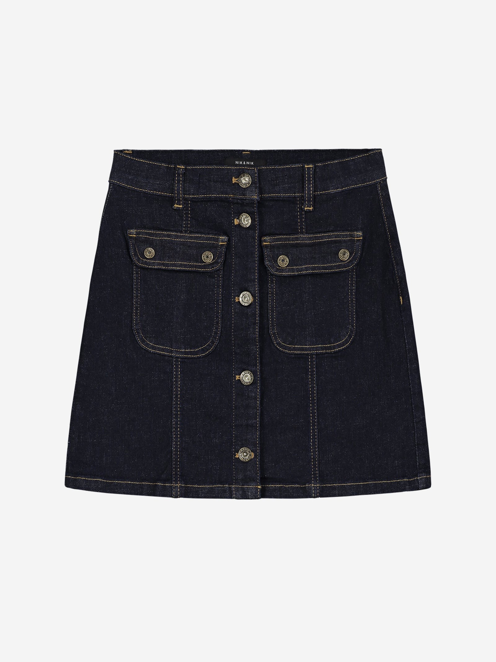 Nik & Nik Florijne Denim Skirt blue