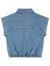 Meisjes Fenus Denim Jacket van Nik & Nik in de kleur Light Blue in maat 176.