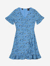 Meisjes Bracha Dress van Nik & Nik in de kleur Fresh Blue in maat 176.