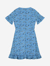 Meisjes Bracha Dress van Nik & Nik in de kleur Fresh Blue in maat 176.