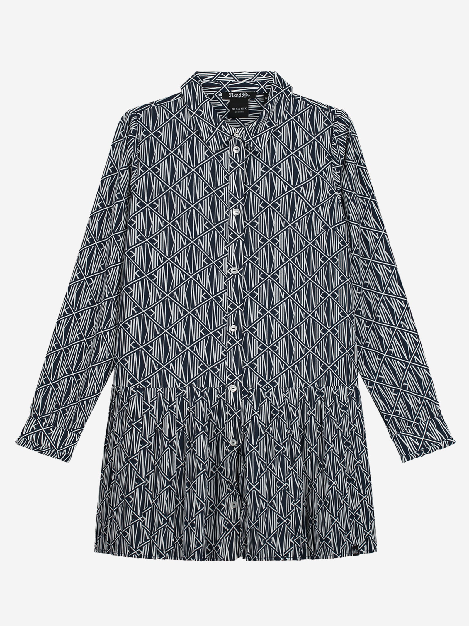 Nik & Nik Ilona Logo Dress