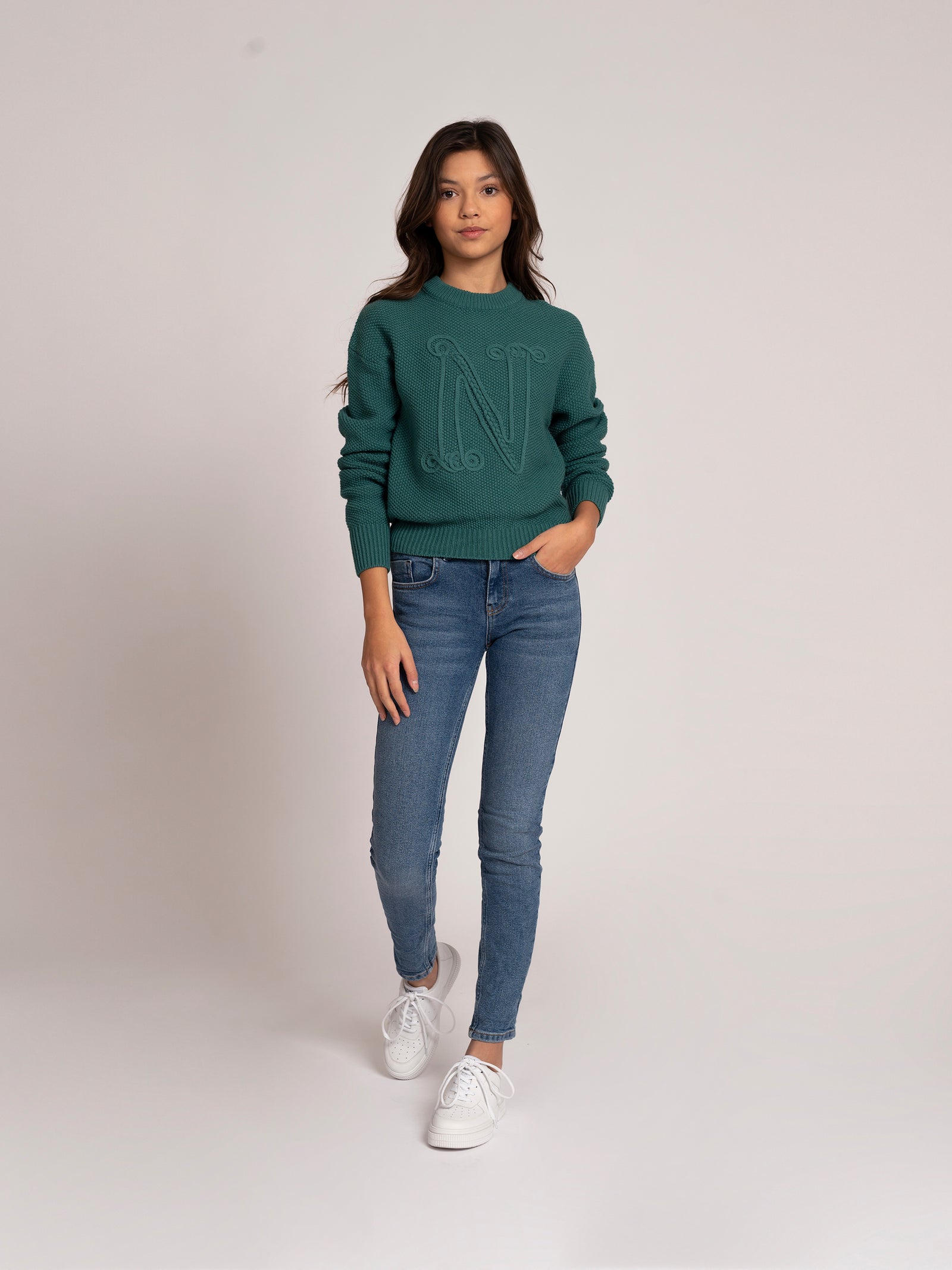 Nik & Nik Neomara Pullover Pine Green