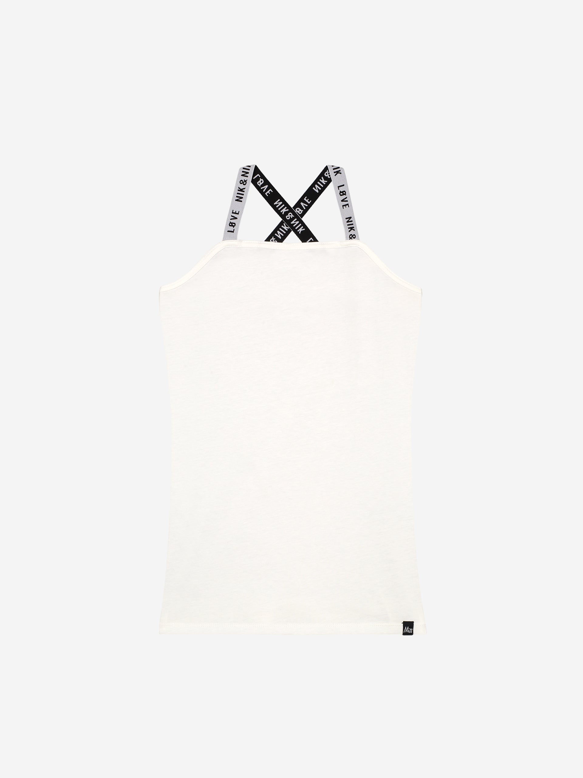 Nik &amp; Nik Spaghetti Top off-white