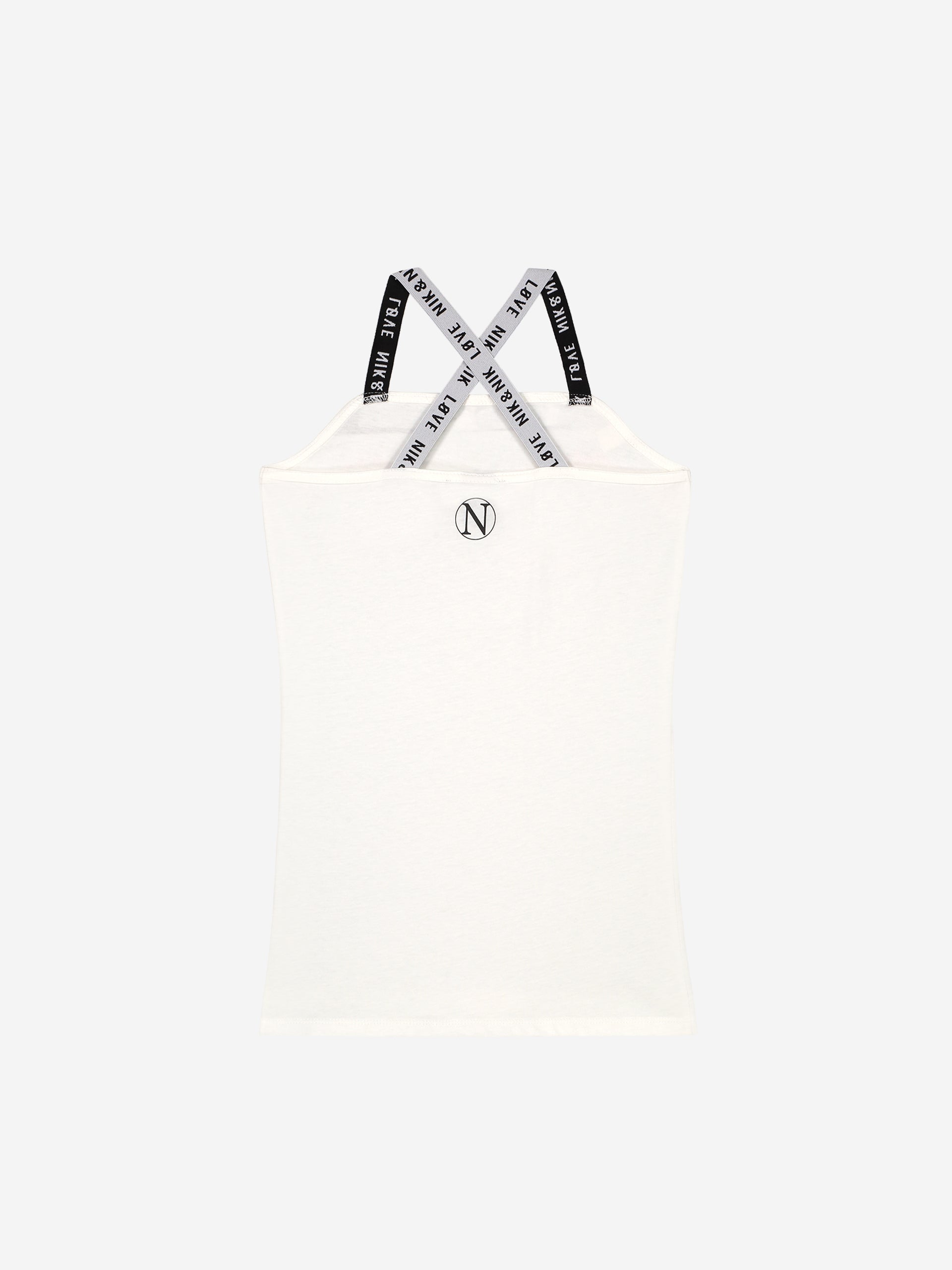 Nik &amp; Nik Spaghetti Top off-white