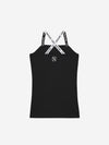 Nik & Nik Spaghetti Top black