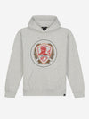Meisjes Rosanna Hoodie van Nik & Nik in de kleur Ultra Light Grey Melange in maat 176.