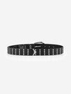 Meisjes Studded Long Belt van Nik & Nik in de kleur Zwart in maat L.