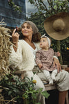 Meisjes Jurkje l/s Gamla van Z8 Newborn in de kleur Holy monkey/AOP in maat 74.