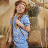 Meisjes Jurkje s/s Gita van Z8 in de kleur Bluebelle/AOP in maat 140/146.