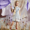 Meisjes Jurkje s/s Horace van Z8 in de kleur Summer bleached in maat 140/146.