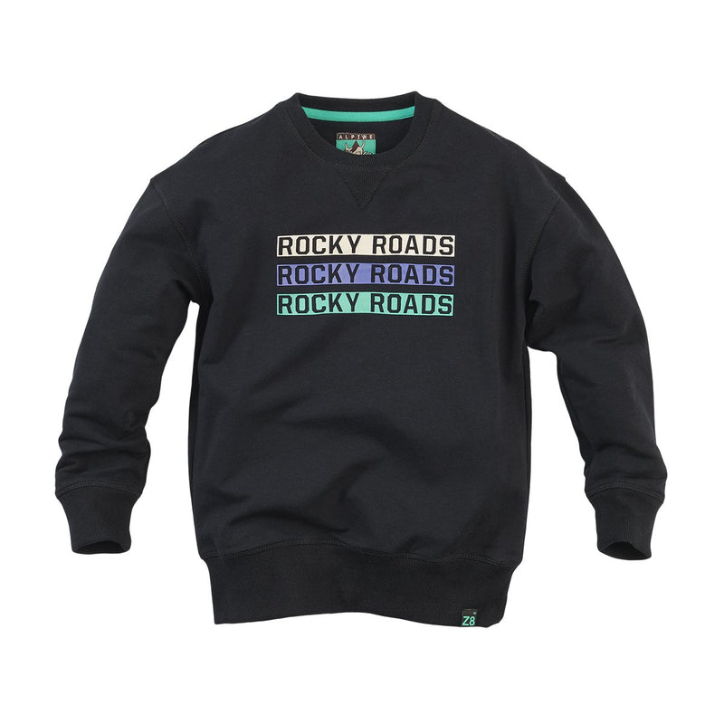 Jongens Sweater Joel van Z8 in de kleur Black bat in maat 140/146.