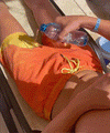 Sea'sons Swimshorts Main Orange-Yellow