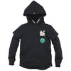 Jongens Hooded Sweater Mace van Z8 in de kleur Black bat in maat 140/146.