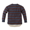 Jongens Sweater Marko van Z8 in de kleur Real steel/Wokka mokka in maat 140/146.