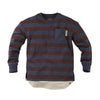 Jongens Sweater Marko van Z8 in de kleur Real steel/Wokka mokka in maat 140/146.