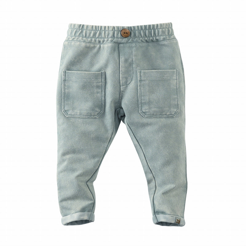 Jongens Joggingbroek Marsax van Z8 Newborn in de kleur Ice green in maat 74.