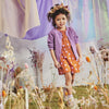 Meisjes Vest Candace van Z8 in de kleur Funky violet in maat 140/146.