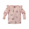 Meisjes Longsleeve Rhonda van Z8 Newborn in de kleur Lotus lush/AOP in maat 74.