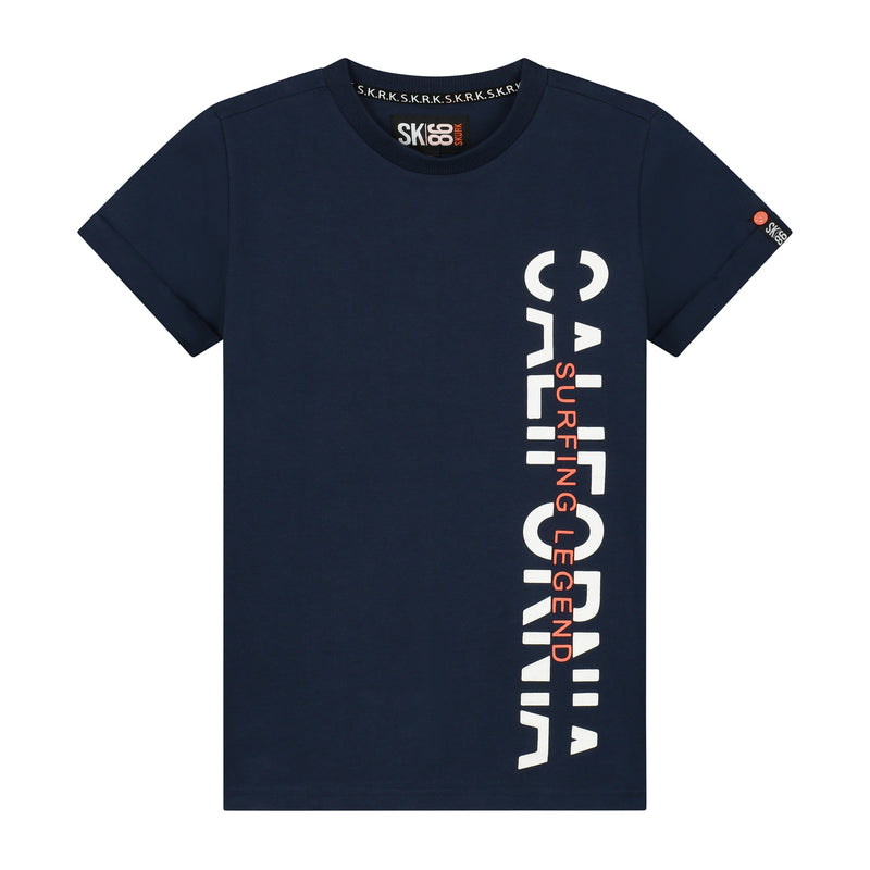 Skurk T-shirt Tristen Dark Blue