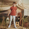 Jongens Joggingbroek Andy van Z8 in de kleur Summer bleached in maat 140.
