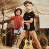 Jongens Short sleeve Daaf van Z8 in de kleur Beasty black in maat 140/146.