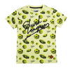 Jongens T-shirt Troy van Skurk in de kleur Lime in maat 164, 170.