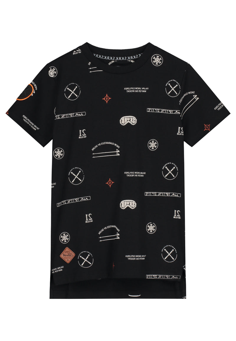 Skurk Tee Ty Black