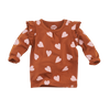 Meisje, Cognac/Soft pink/Hearts, 74, Z8, €15-€20, Long sleeves, 20-zomer, 191219