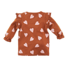 Meisje, Cognac/Soft pink/Hearts, 74, Z8, €15-€20, Long sleeves, 20-zomer, 191219