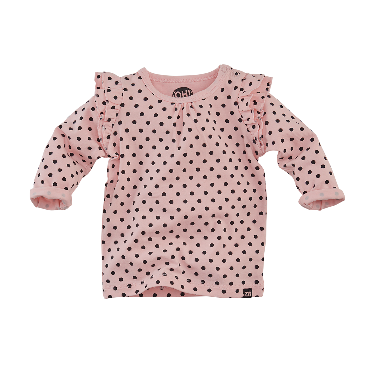 Meisje, Soft pink/Dots, 74, Z8, €15-€20, Long sleeves, 20-zomer, 191219