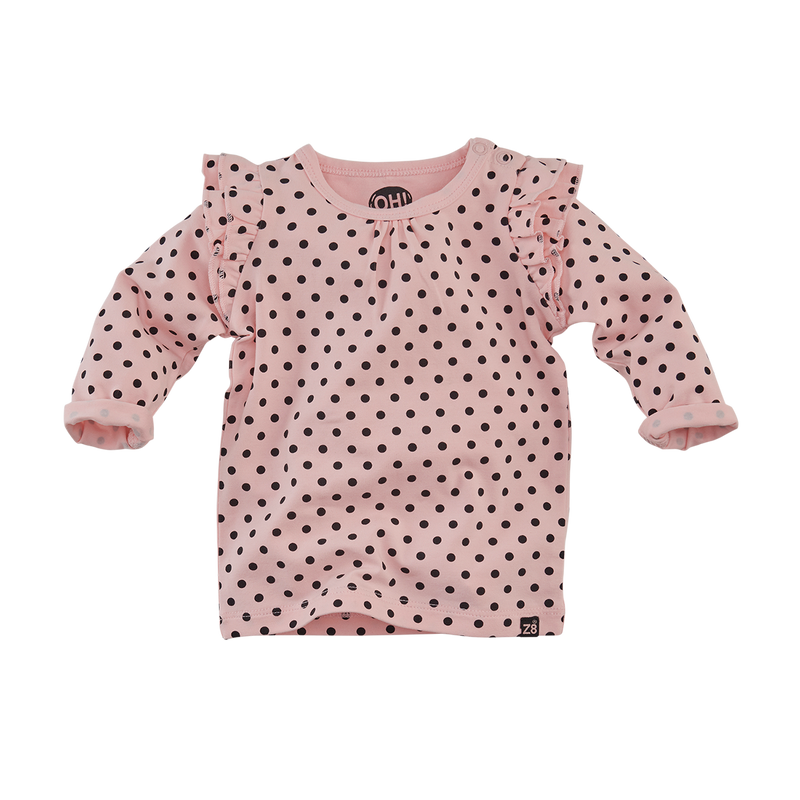 Meisje, Soft pink/Dots, 74, Z8, €15-€20, Long sleeves, 20-zomer, 191219