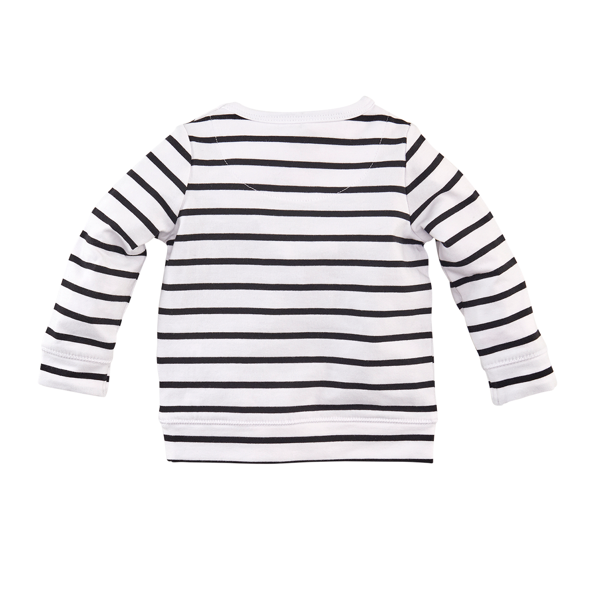 Jongen, Bright white/Black/Stripes, 74, Z8, €15-€20, Long sleeves, 20-zomer, 191219