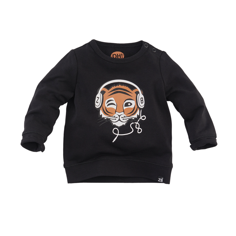 Jongen, Black/Tiger, 74, Z8, €15-€20, Long sleeves, 20-zomer, 191219