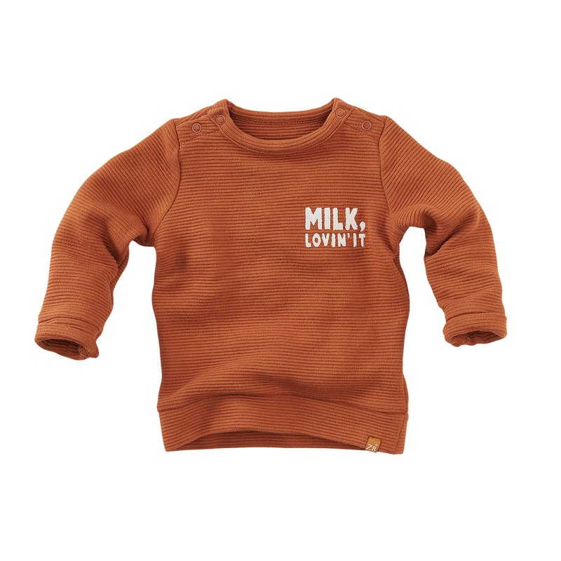 Unisexs Long sleeves Philadelphia van Z8 in de kleur Bruin in maat 74.