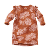 Meisjes Jurkjes l/s Louisville van Z8 in de kleur Bruin in maat 74.