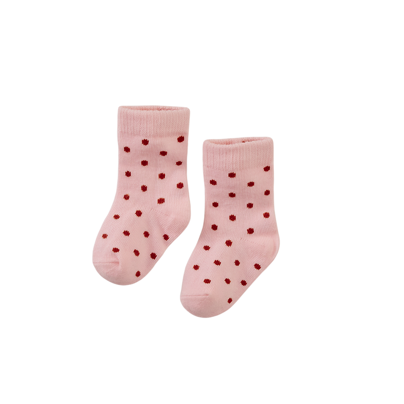 Meisjes Sokken Mesa van Z8 in de kleur Roze in maat 4-8 M.