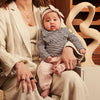 Babys Longsleeve Leyte van Z8 in de kleur Dusty blush/Stripes in maat 74.