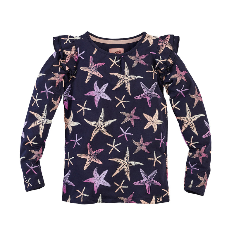 Z8 Shirt lange mouw Macy Bonny blue/AOP