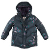 Meisjes Winterjas Dieke van Z8 in de kleur Thunder sky/AOP in maat 140-146.