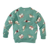 Jongens Sweater Lionel van Z8 in de kleur Gallery green/AOP in maat 140-146.