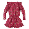 Meisjes Jurkje l/s Aiya van Z8 in de kleur Very cherry/AOP in maat 140-146.