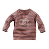 Babys Longsleeve Timor van Z8 in de kleur Red rust/Stripes in maat 74.