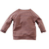Babys Longsleeve Timor van Z8 in de kleur Red rust/Stripes in maat 74.