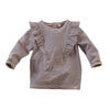 Babys Longsleeve Leyte van Z8 in de kleur Dusty blush/Stripes in maat 74.